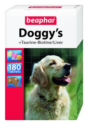 Vitamīni suņiem Beaphar Doggy's Taurine-Biotine Liver, 180 gab.