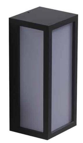 Sieninis lauko šviestuvas AZzardo Veneto, 18W, E27, IP54, juoda sp., 11 cm x 25 cm