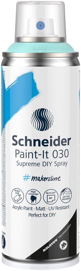 Krāsu aerosoli Schneider Paint It 030 ML03052040, dekoratīvie, piparmētru pasteļkrās., 0.2 l