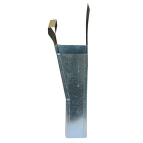 Viršutinė alkūnė, 8 cm, metalas, pilka sp.
