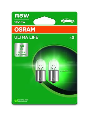 Automobilio lemputė Osram 5007ULT-2BL, kaitrinė, skaidri sp., 12 V