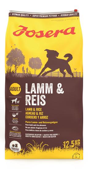 Sausas šunų maistas Josera Lamm & Reis JOS0725, ėriena, 12.5 kg