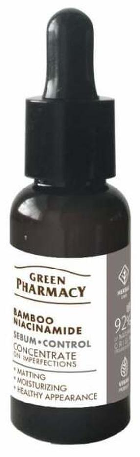 Koncentrāts sejai Green Pharmacy Bamboo + Niacinamide, 30 ml