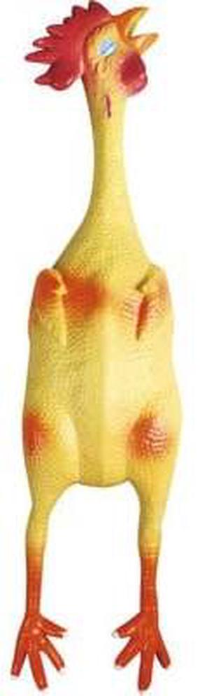 Žaislas šuniui, tąsymui Karlie Chicken 500923, 50 cm, geltona sp.