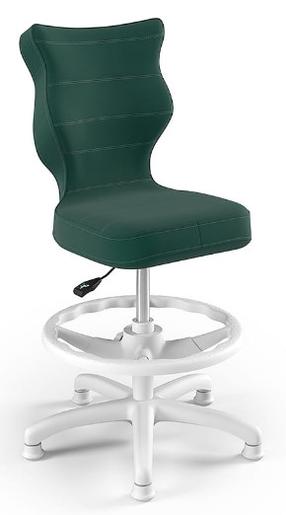 Bērnu darba krēsls Petit VT05 Size 3 HC+F, 30 x 55 x 76.5 - 89.5 cm, balta krās./zaļa krās.