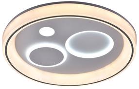 Išmanusis šviestuvas lubų CristalRecord Rus, LED, 3000 - 6000 °K, balta sp. / balta sp., 48 x 48 cm