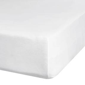 Voodilina Premium Jersey 4, valge v., 200 x 220 cm, kummiga