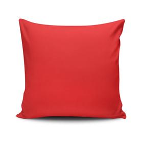Dekoratyvinės pagalvėlės užvalkalas Mioli Decor TRKRLNT-07, balta sp./raudona sp., 43 cm x 43 cm