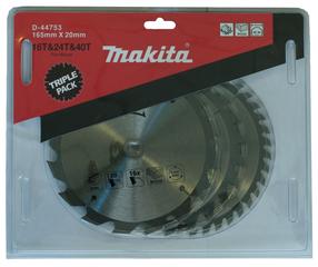 Griešanas diska komplekts Makita D-44753, 165 mm x 20 mm
