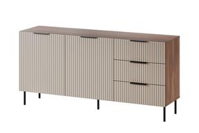 Kumode Cama Almera, valriekstu krās./kašmira krās., 75 cm x 156 cm x 42 cm