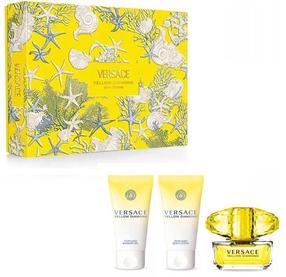 Dāvanu komplekts sievietēm Versace Yellow Diamond, 3 gab.