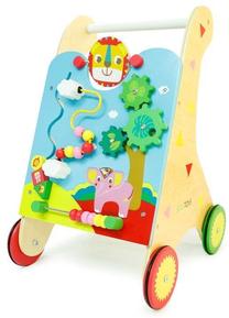 Vaikiškas stumdukas - vaikštynė EcoToys, įvairių spalvų