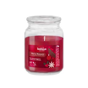 Свеча, ароматическая Bolsius Merry moments, 100 час, красный цв.