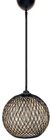Šviestuvas kabinamas Opviq 190-JES 390FLH1567, E27, 1 x 60 W, ruda sp. / juoda sp.