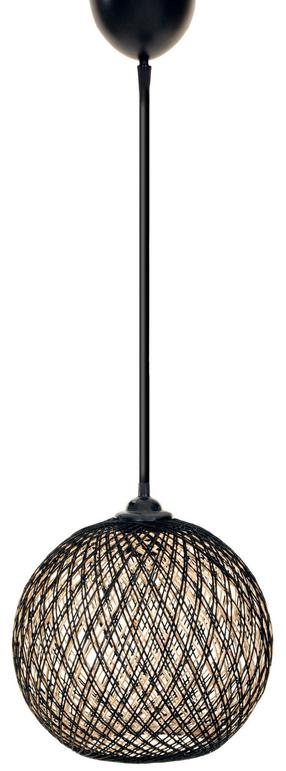 Šviestuvas kabinamas Opviq 190-JES 390FLH1567, E27, 1 x 60 W, ruda sp. / juoda sp.