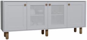 Konsolinis staliukas Kalune Design Bohemian, balta sp., 40 cm x 180 cm x 75 cm