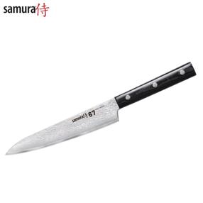 Jāpāņu stila nazis Samura DAMASCUS, 261 mm, japāņu damaskas tērauds