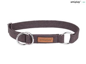 Antkaklis šunims Amiplay Cotton, ruda sp., 340 - 550 mm x 30 mm, 34-55