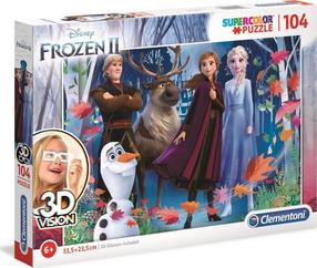 Pusle Clementoni Frozen 2 20611, 23.5 cm x 33.5 cm, 104 tk, mitmevärviline