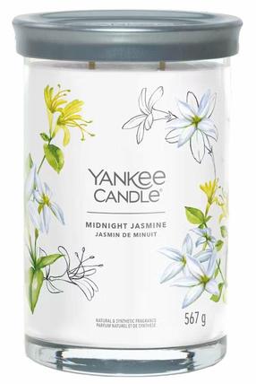Küünal, lõhna Yankee Candle Midnight Jasmine, 60 - 100 h, 567 g, valge v.