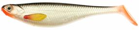 Guminė žuvis Jaxon Intensa Hegemon Maxi Soft Y 1219221, 11 cm, juoda sp./žalia sp.