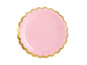 Vienreizējās lietošanas šķīvis Party Deco Yummy 33392, Ø 18 cm, 6 gab.
