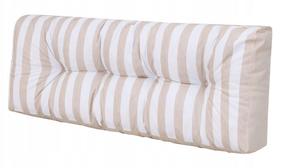 Lauko baldų pagalvė Hobbygarden Leo Long Back LEDEZP10, balta sp./kreminė sp., 40 x 120 cm