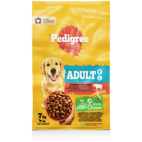 Sausā suņu barība Pedigree Adult, 7 kg