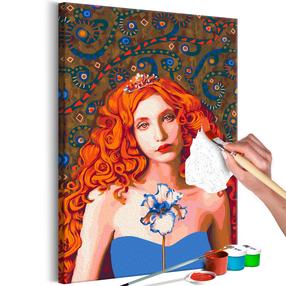 Tapymas pagal skaičius Artgeist Woman With An Iris MA_0525, įvairių spalvų, 40 x 60 cm