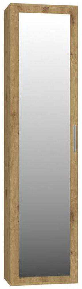 Prieškambario spinta Duo, ąžuolo, 50 cm x 35 cm x 180 cm