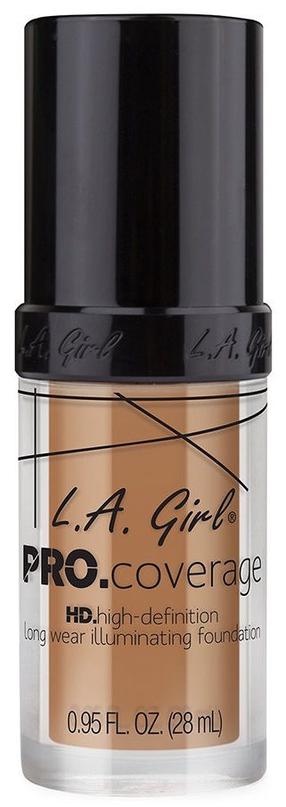 Šķidrā grima bāze L.A. Girl HD Pro Coverage, beigeeee, 28 ml