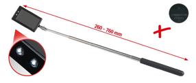 Teleskopinis veidrodis KS Tools LED