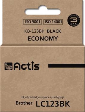 Rašalinio spausdintuvo kasetė Actis Standard KB-123Bk, juoda sp., 10 ml