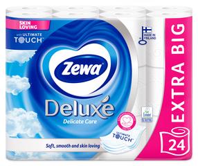 Tualetes papīrs Zewa Deluxe Pure, 3 sl, 24 gab.