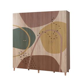 Riidekapp Kalune Design Loni 4 911, pruun v., 52 cm x 180 cm x 192 cm