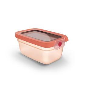 Dėžutė maistui Tefal ONECLICK 3110601792, 0.75 l, 17.49 cm x 11.71 cm, oranžinė sp.