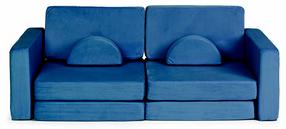 Modulinė sofa EcoToys TMSRT-15, mėlyna sp., 51 x 55 cm x 14 cm