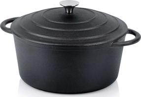Čuguna pods Vilde Cast Line, Ø26 cm, 5 l, melna krās.