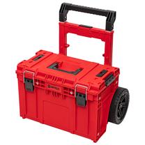 Įrankių dėžė su ratukais Qbrick Prime, 59 cm x 42.5 cm x 66 cm, 37 l, raudona sp.