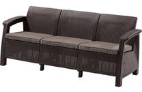 Lauko sofa Keter Corfu, ruda sp., 182 cm x 70 cm x 79 cm