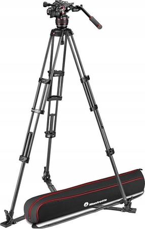 Trīskāju statīvs Manfrotto Nitrotech 608, oglekļa šķiedras
