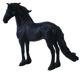 Žaislinė figūrėlė Collecta Friesian Stallion 004-88439, juoda sp.