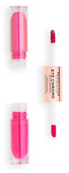 Тени для век Makeup Revolution London Eye Chrome, 4.4 мл, розовый цв. desire