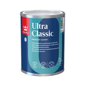 Краски для деревянных фасадов Tikkurila Ultra Classic, белый цв., 0.9 л