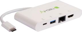 Док-станция Techly IADAP USB31-DOCK1, белый цв.