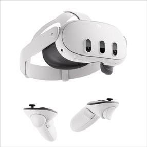 VR brilles Meta Quest 3, 1 x USB-C, 512 GB, balts krās.
