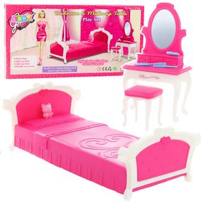 Мебель, набор Lean Toys Bedroom, розовый цв.