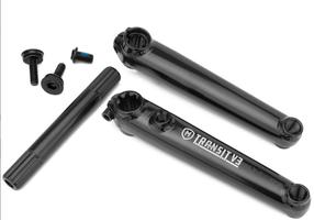 Dviračių atsarginė dalis Mission CRANKS V3 BLACK - 170mm - 19mm, cromo, juoda sp.
