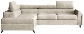Kampinė sofa Kairos Dora 21, šviesiai ruda sp., kairinė, 197 x 265 cm x 95 cm