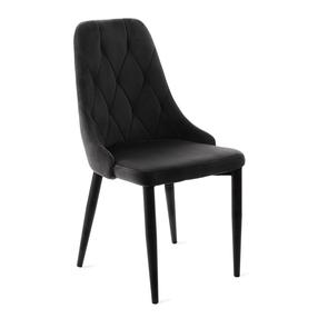 Valgomojo kėdė Homla Louis Quilter 848969 213958, matinė, juoda sp., 59 cm x 44 cm x 88 cm